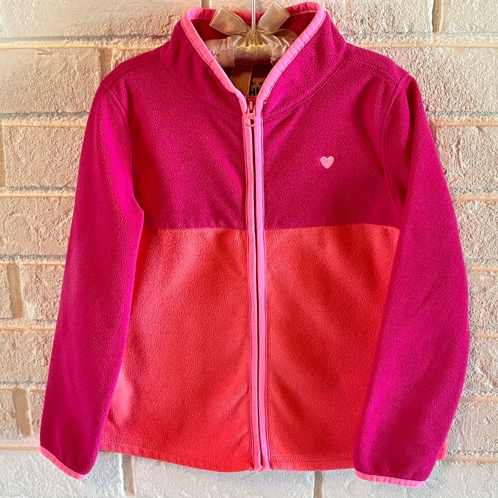 OshKosh-Girls Fleece Zip Up Jacket